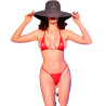 Chilirose - Cr 4840 Micro Bikini Rouge S/M